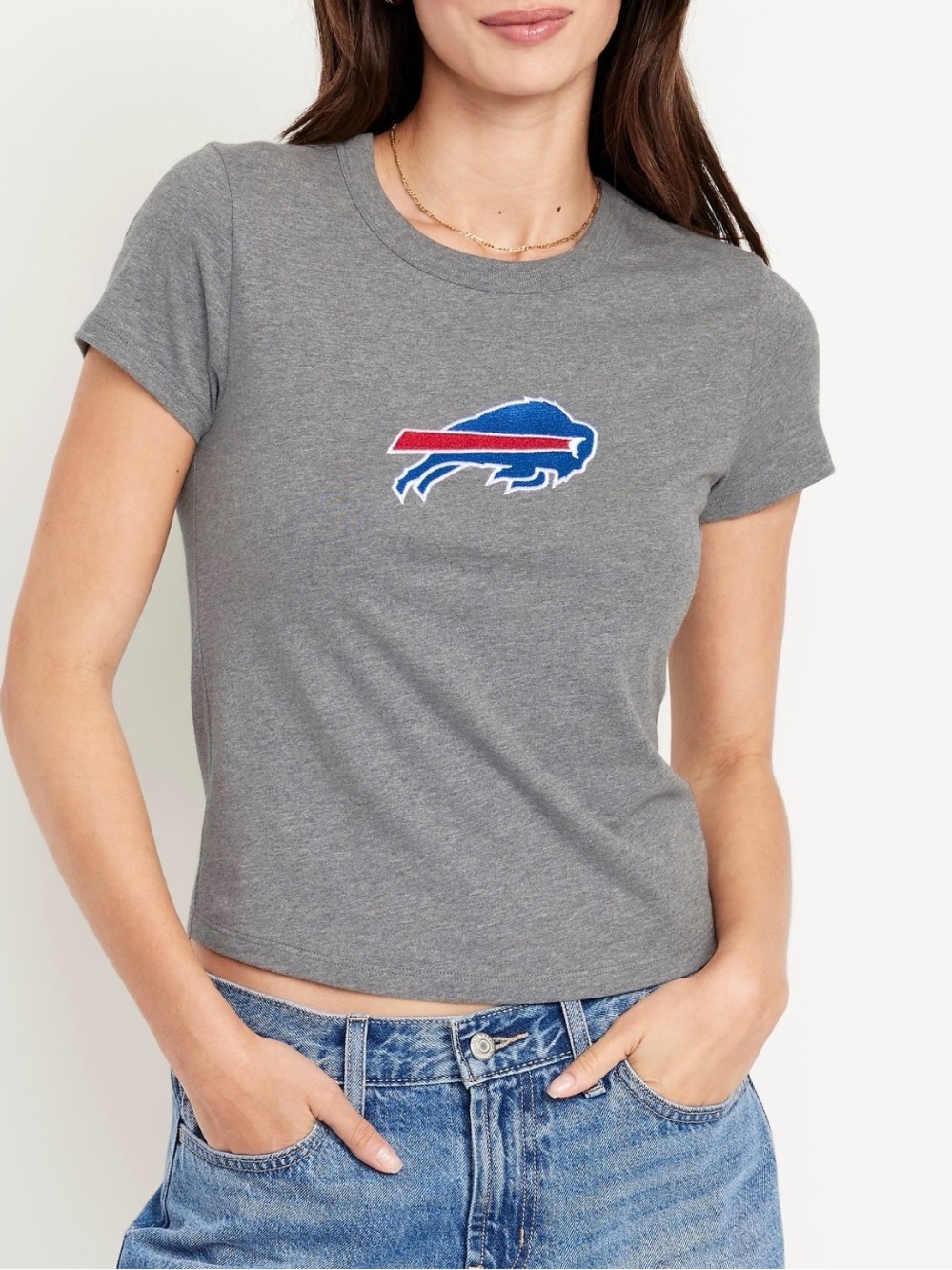 Old Navy Women Buffalo Bills Snug T-Shirt (Size: XXL)